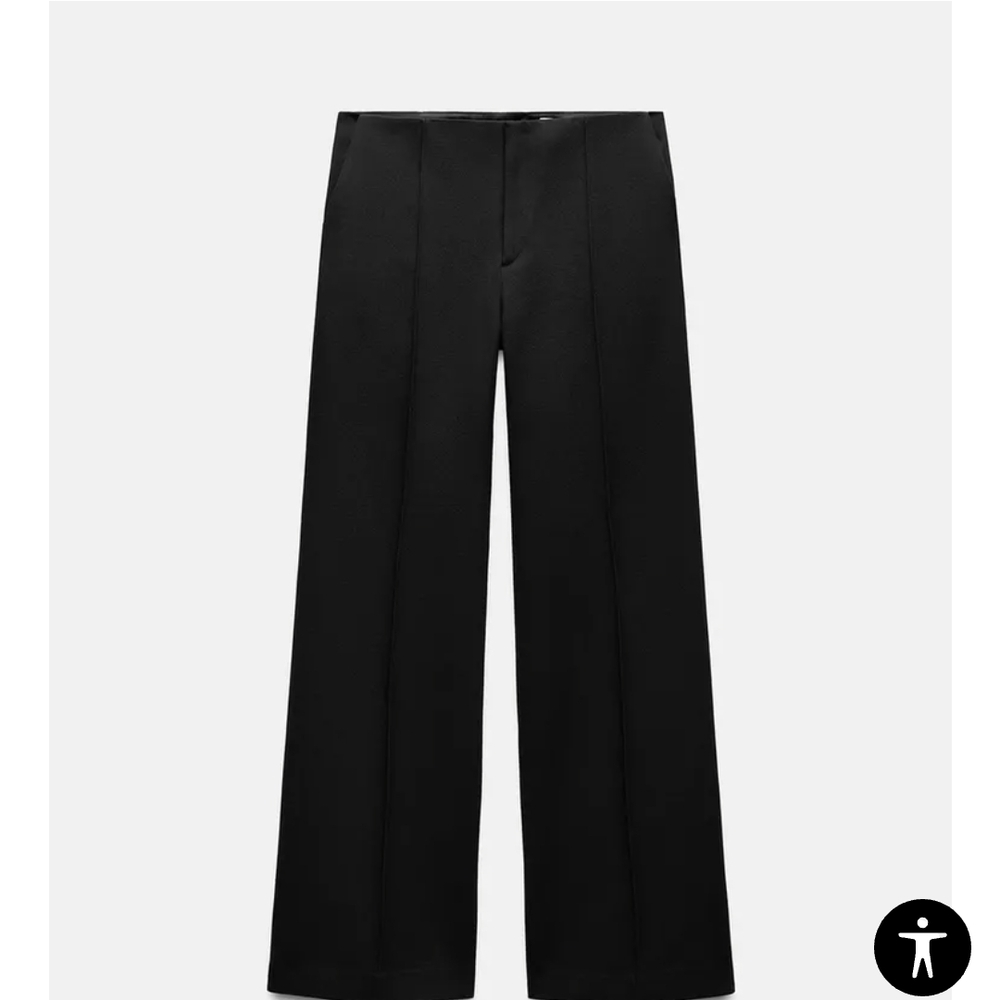 WOOL BLEND WIDE LEG PANTS LIMITED EDITION